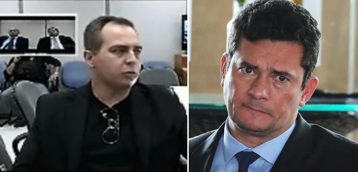 Hermes e Moro. Fotos: Reprodução e Sérgio Lima/AFP