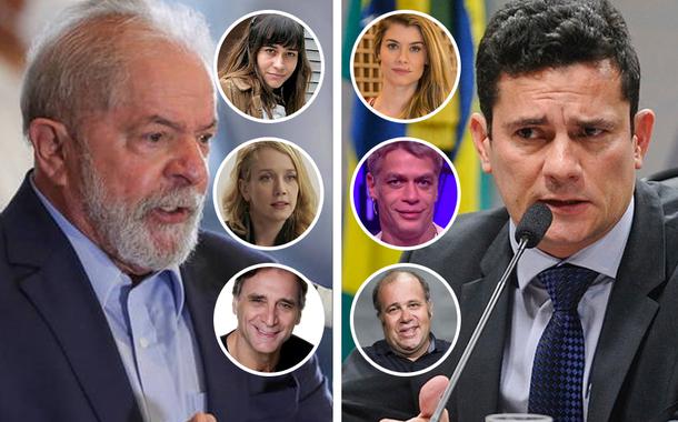 Lula, Alessandra Negrini, Alinne Moraes, Camila Morgado, Fábio Assunção, Herson Capri, Otávio Müller e Sergio Moro