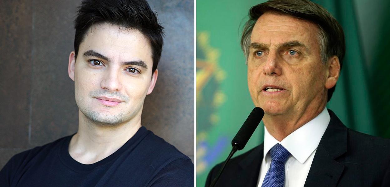 Felipe Neto e Jair Bolsonaro