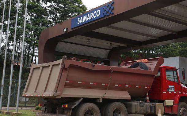 Entrada da mineradora Samarco.