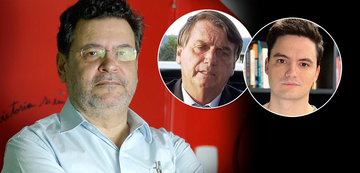 Rui Costa Pimenta, Jair Bolsonaro e Felipe Neto