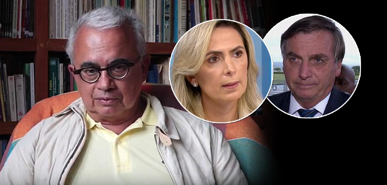 Marcos Coimbra, Ludhmila Hajjar e Jair Bolsonaro
