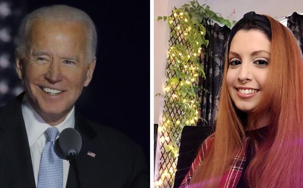 Joe Biden e Nathália Urban