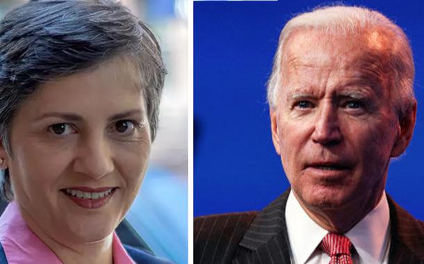 Heloísa Villela e Joe Biden