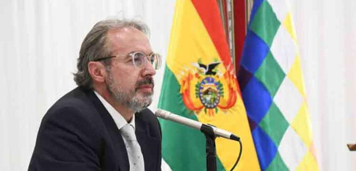 Jorge Richter, porta-voz da presidência da Bolívia