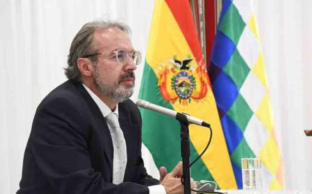 Jorge Richter, porta-voz da presidência da Bolívia