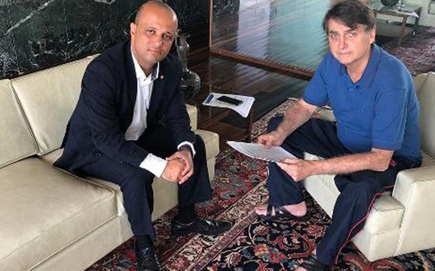 Major Vitor Hugo e Jair Bolsonaro