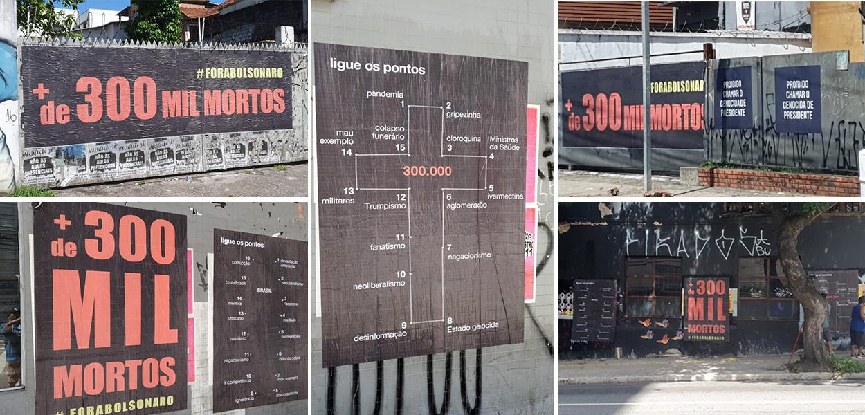 cartazes-#bolsonarogenocida-ruas-são paulo
