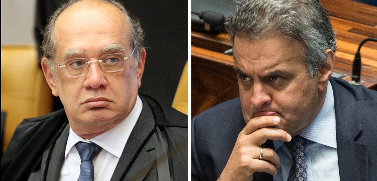 Grampo revela que Gilmar não pode julgar Aécio