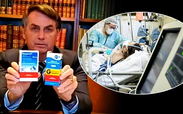 Bolsonaro e seu "kit covid"