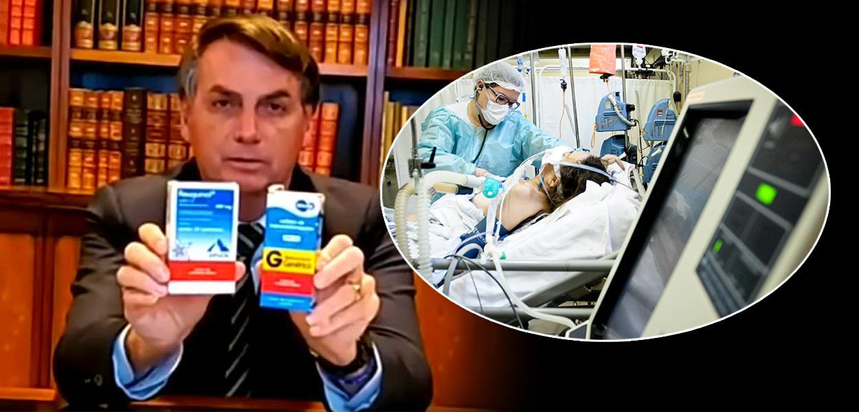 Bolsonaro e seu "kit covid"
