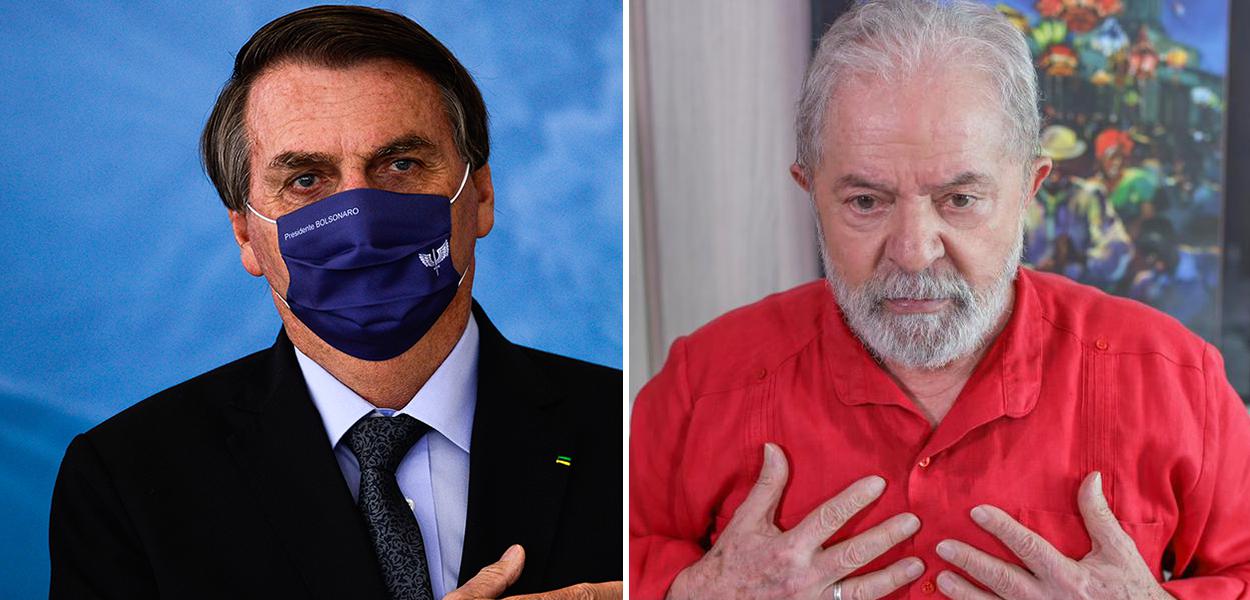 Lula e Bolsonaro