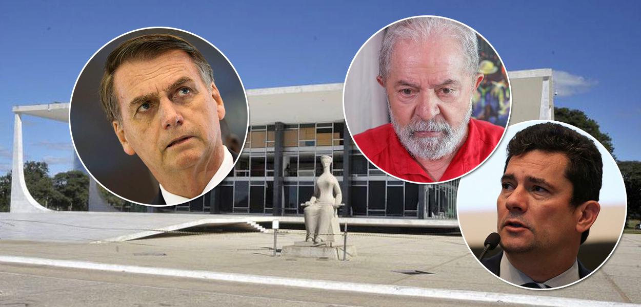 STF, Jair Bolsonaro, ex-presidente Lula e Sérgio Moro