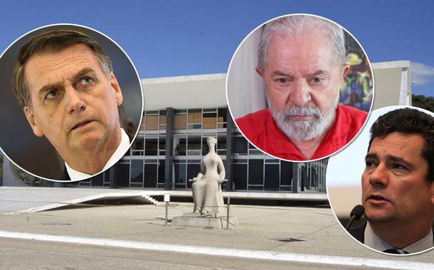 STF, Jair Bolsonaro, ex-presidente Lula e Sérgio Moro