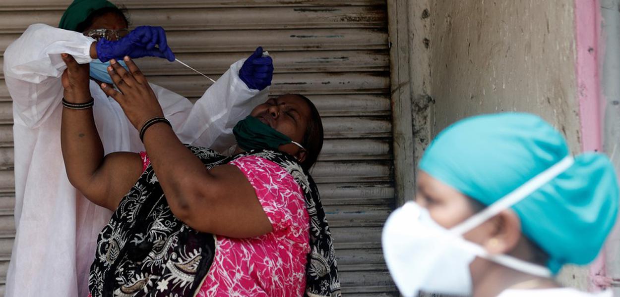 A Índia detectou "nova variante dupla mutante"