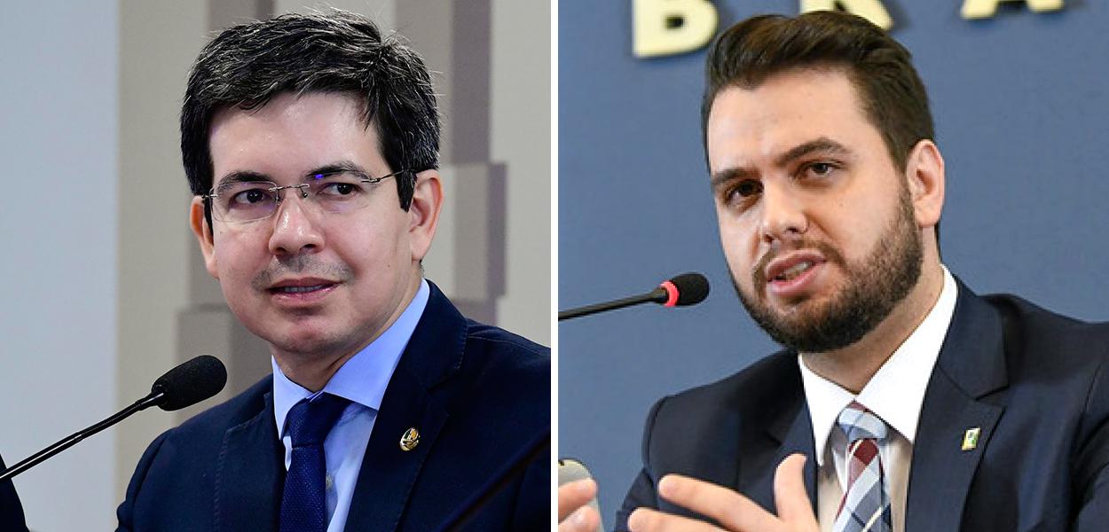 Randolfe Rodrigues e Filipe Martins, assessor internacional de Jair Bolsonaro