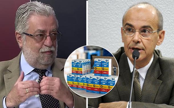 César Eduardo Fernandes, da AMB, e Mauro Ribeiro, do CFM