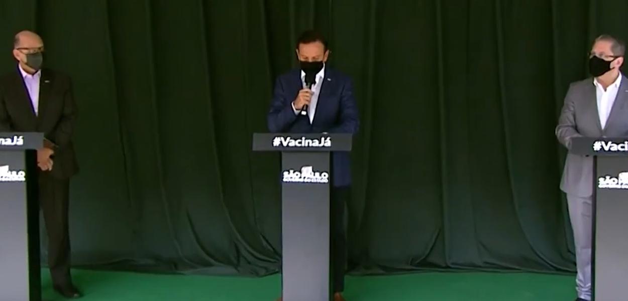 Governo Doria anuncia produção da vacina Butanvac