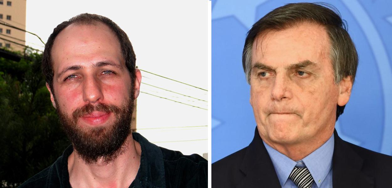 Jean Goldenbaum e Jair Bolsonaro