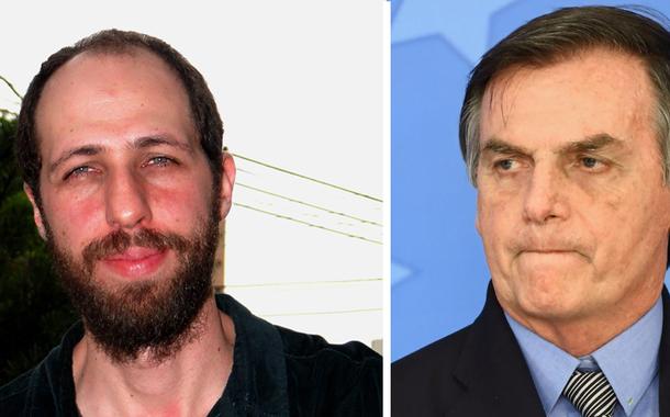 Jean Goldenbaum e Jair Bolsonaro