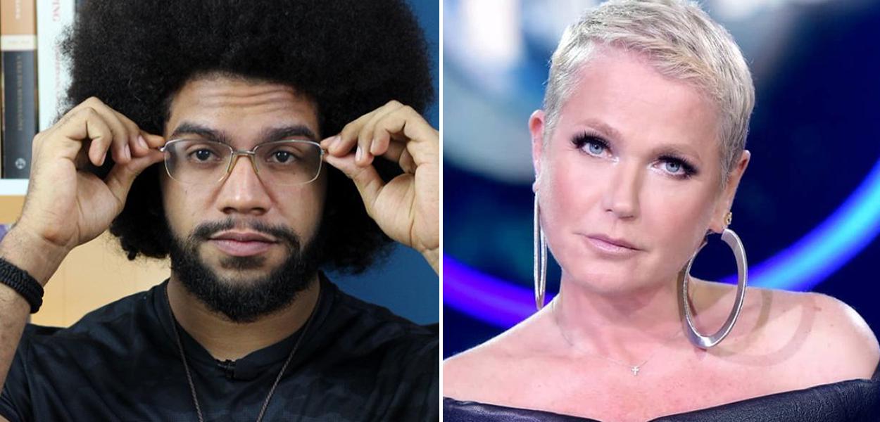Historiador Jones Manoel e Xuxa Meneghel