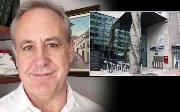 Jornalista Joaquim de Carvalho e a sede do MPF-PR, onde funcionava a extinta Lava Jato