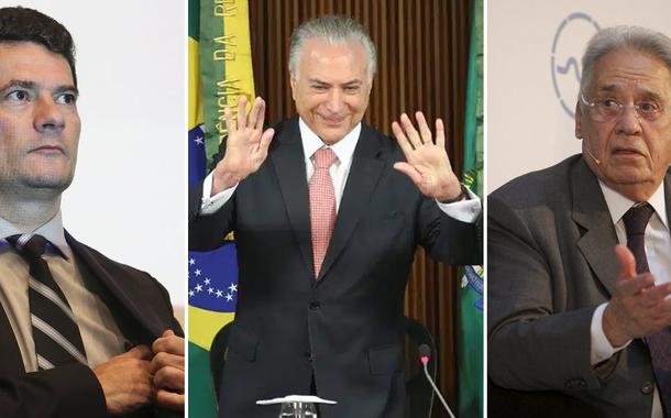 Moro, Temer e FHC (foto: Agência Brasil)