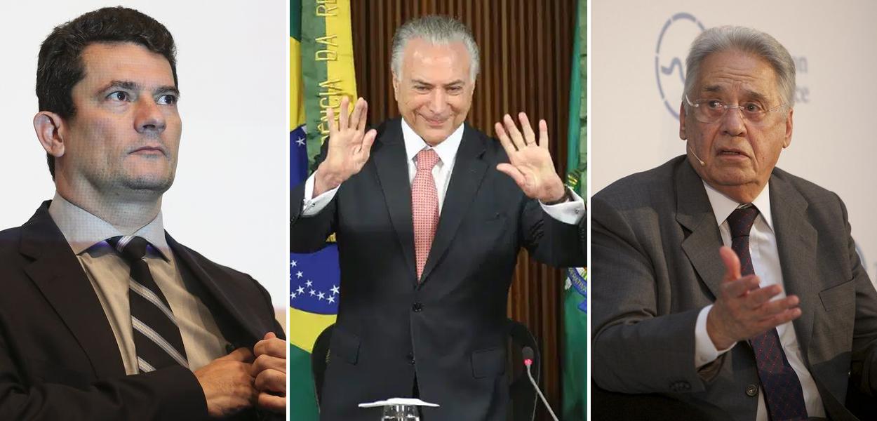 Moro, Temer e FHC (foto: Agência Brasil)