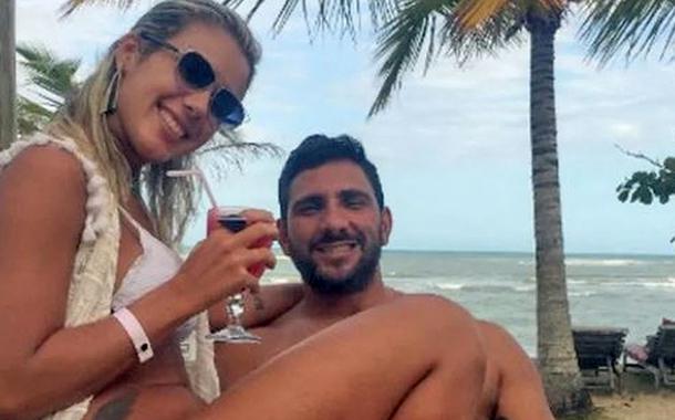 Júlia Lotufo com Adriano da Nóbrega