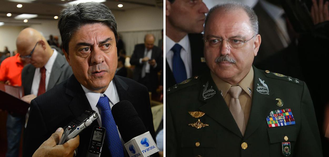 Wadih Damous e general Sérgio Etchegoyen