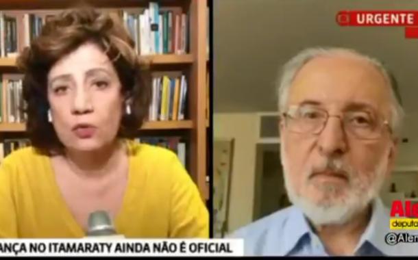 Miriam Leitão e Roberto Abdenur