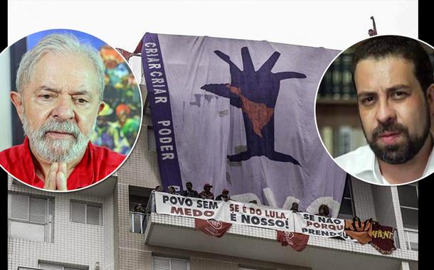 Ex-presidente Lula, Guilherme Boulos e a ocupação do tríplex