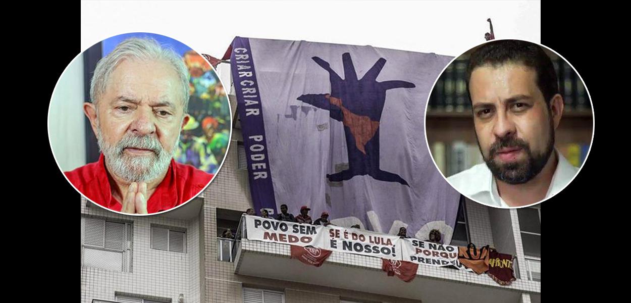 Ex-presidente Lula, Guilherme Boulos e a ocupação do tríplex