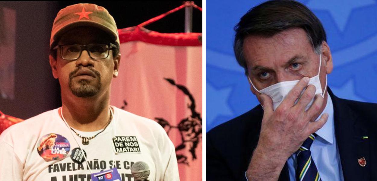 André Constantine e Jair Bolsonaro