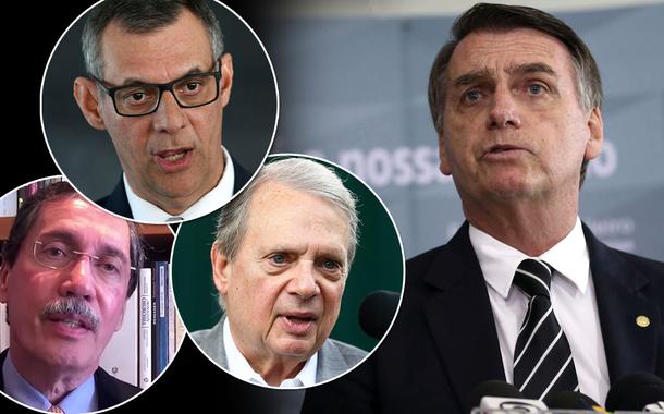 General Rêgo Barros, Merval Pereira, Tasso Jereissati e Bolsonaro