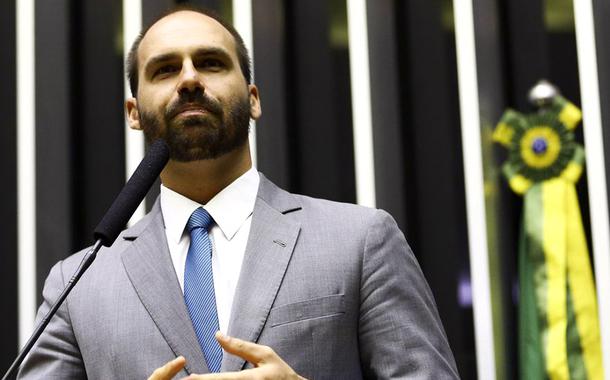 O deputado Eduardo Bolsonaro,