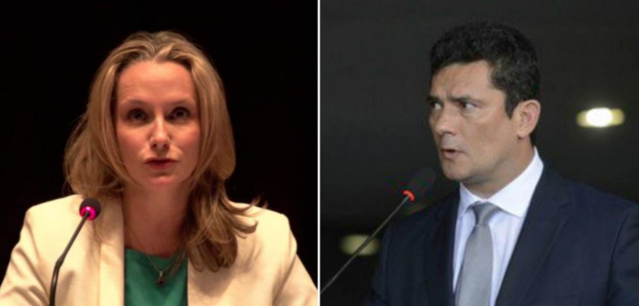 Carol Proner e Sergio Moro