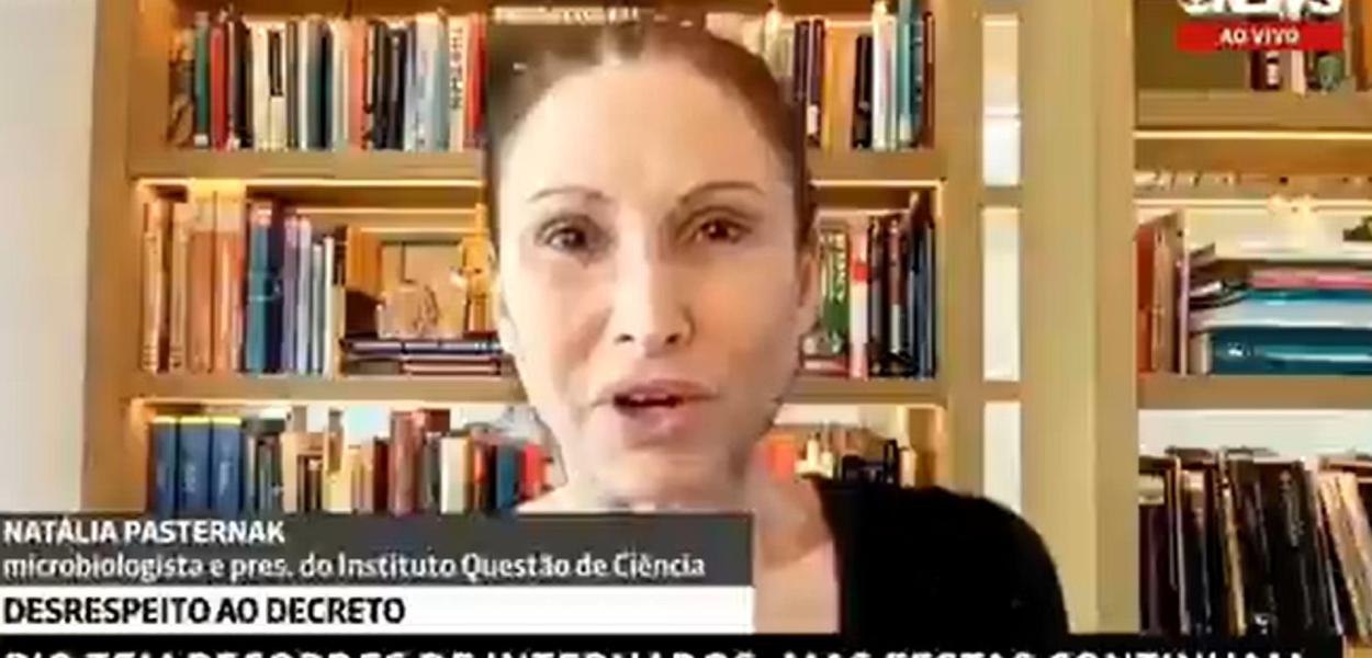 A microbiologista Natália Pasternak