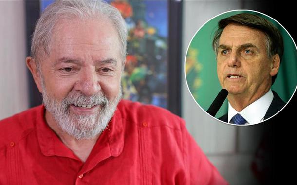 Ex-presidente Luiz Inácio Lula da Silva e Jair Bolsonaro