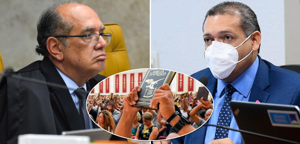 Ministros do STF Gilmar Mendes e Kassio Nunes Marques