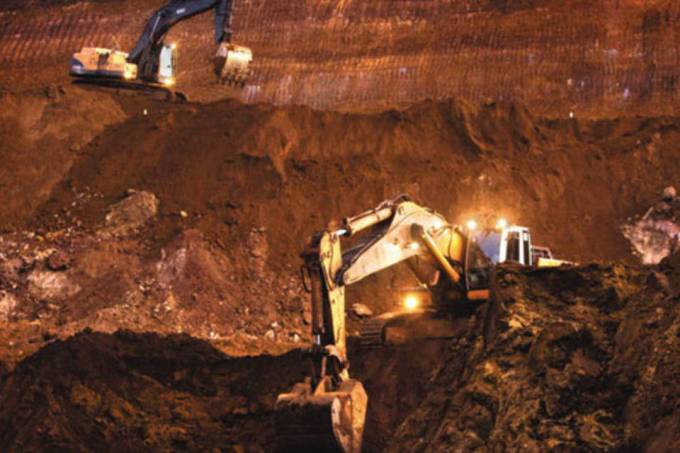 Extração de cobre na Zâmbia