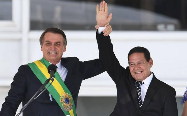 Jair Bolsonaro e Hamilton Mourão