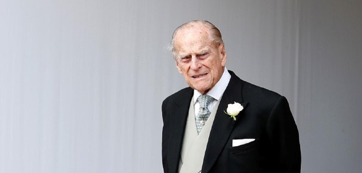 Príncipe Philip em cerimônia no Castelo de Windor, perto de Londres