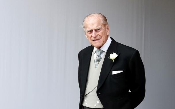 Príncipe Philip em cerimônia no Castelo de Windor, perto de Londres