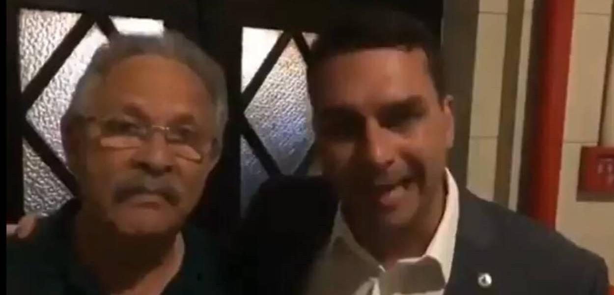 Coronel Jairo e Flávio Bolsonaro