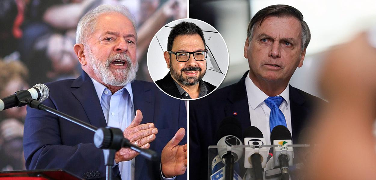 Lula, Eduardo Guimarães e Jair Bolsonaro