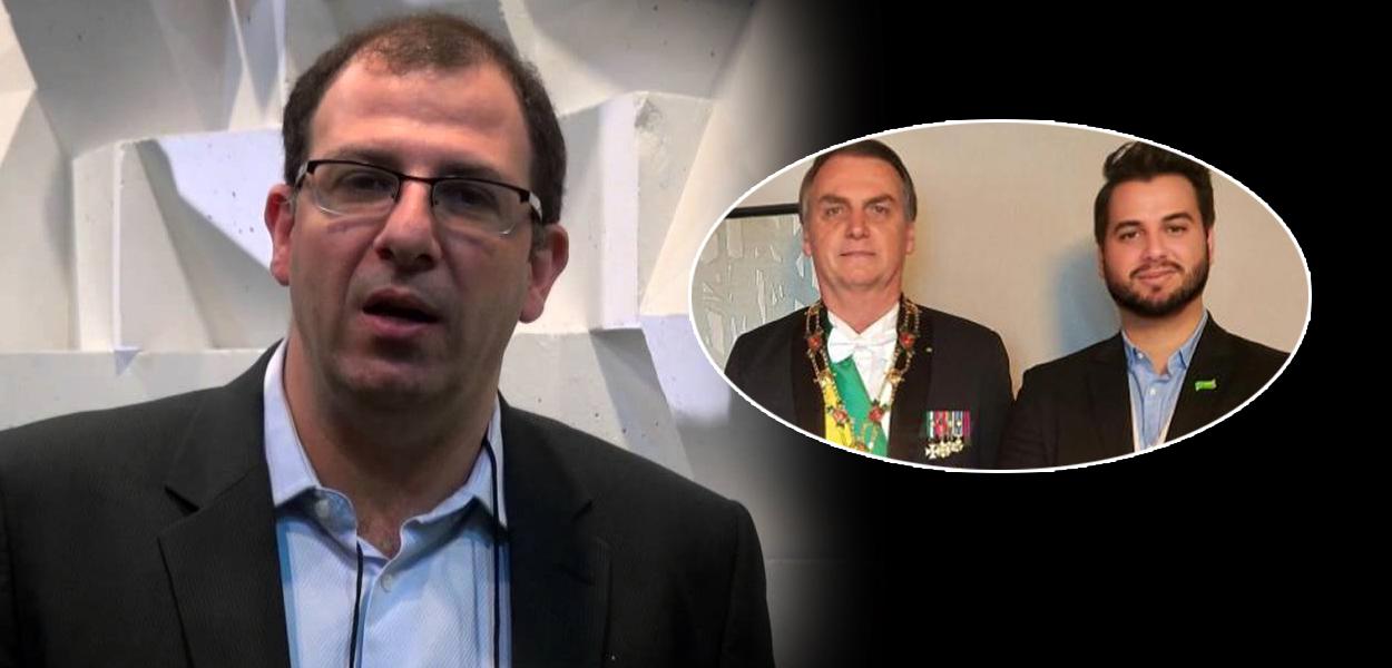 Michel Gherman, Jair Bolsonaro e Filipe Martins