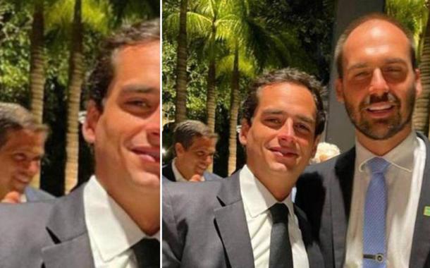 Ton Cinel e Eduardo Bolsonaro