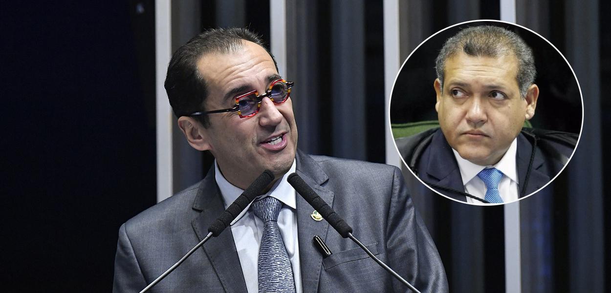 Senador Jorge Kajuru e o ministro do STF Kassio Nunes Marques