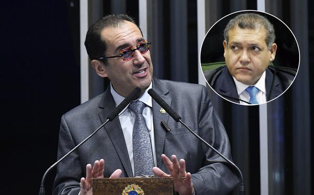 Senador Jorge Kajuru e o ministro do STF Kassio Nunes Marques
